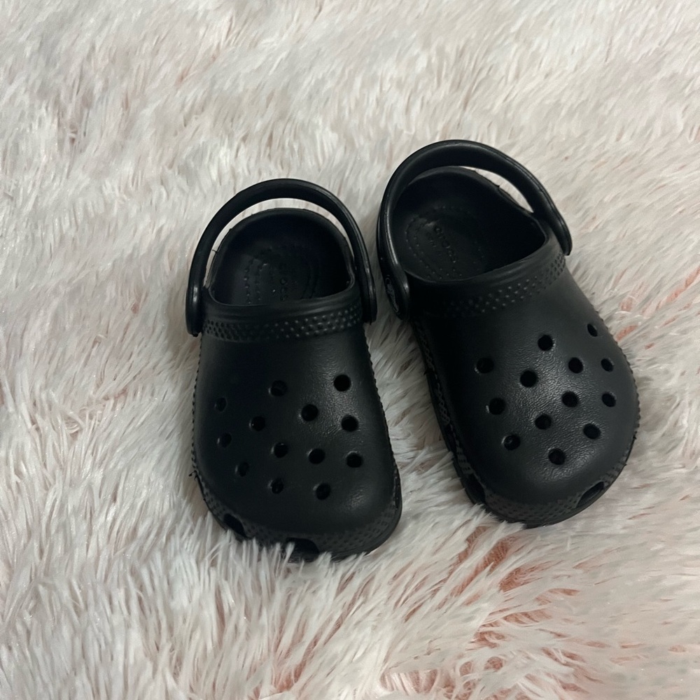 CROCS Kids Black Water Shoes